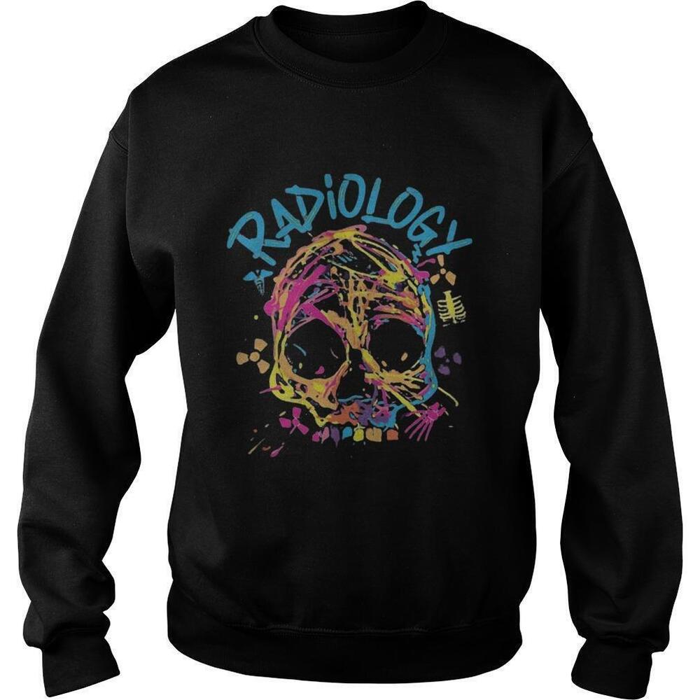 Skull Radiology Color Sweatshirt